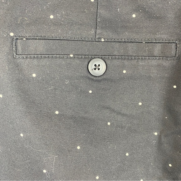 GAP Black White Polka Dot Slim City Pants Size 16 NWT - Picture 9 of 12
